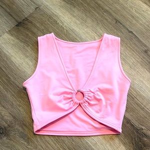 Hot pink crop!!